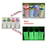 12oz UV AND Glow Sublimation Flip Top Tumblers