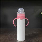 8oz Sublimation baby feeding bottle, Sublimation Blank - KULTURE PRINT HOUSE