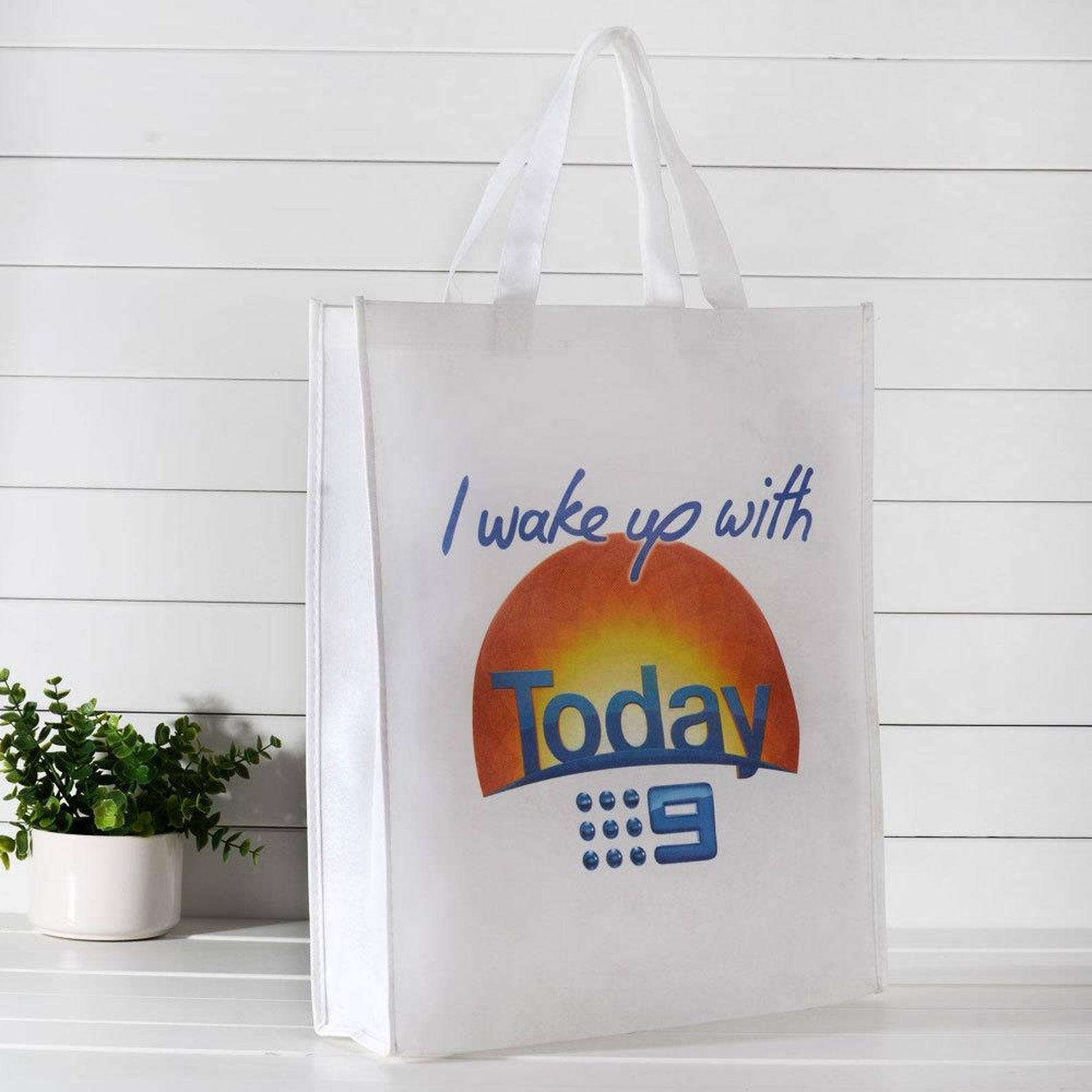 10Pcs 37cm*42cm DIY Printed Sublimation Blank Shopping Bag Canvas Tote Bag  Gift