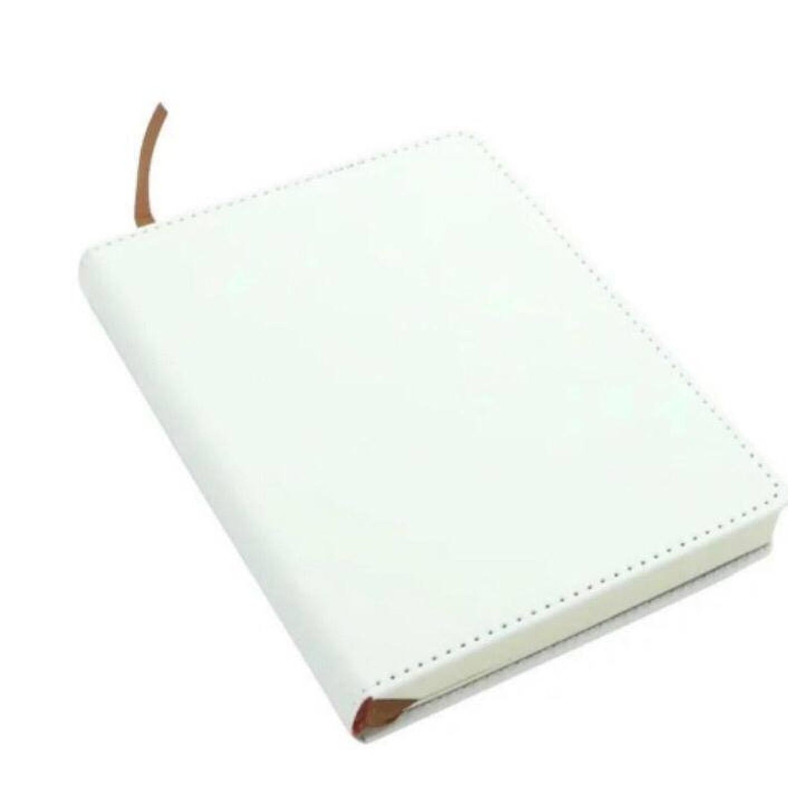 Qeeenar 4 Pcs Sublimation Journal Blank Notebooks A6 A5 Lined Journal  Notebook Leather Notebook Sublimation Notebook Classic Notebook for School