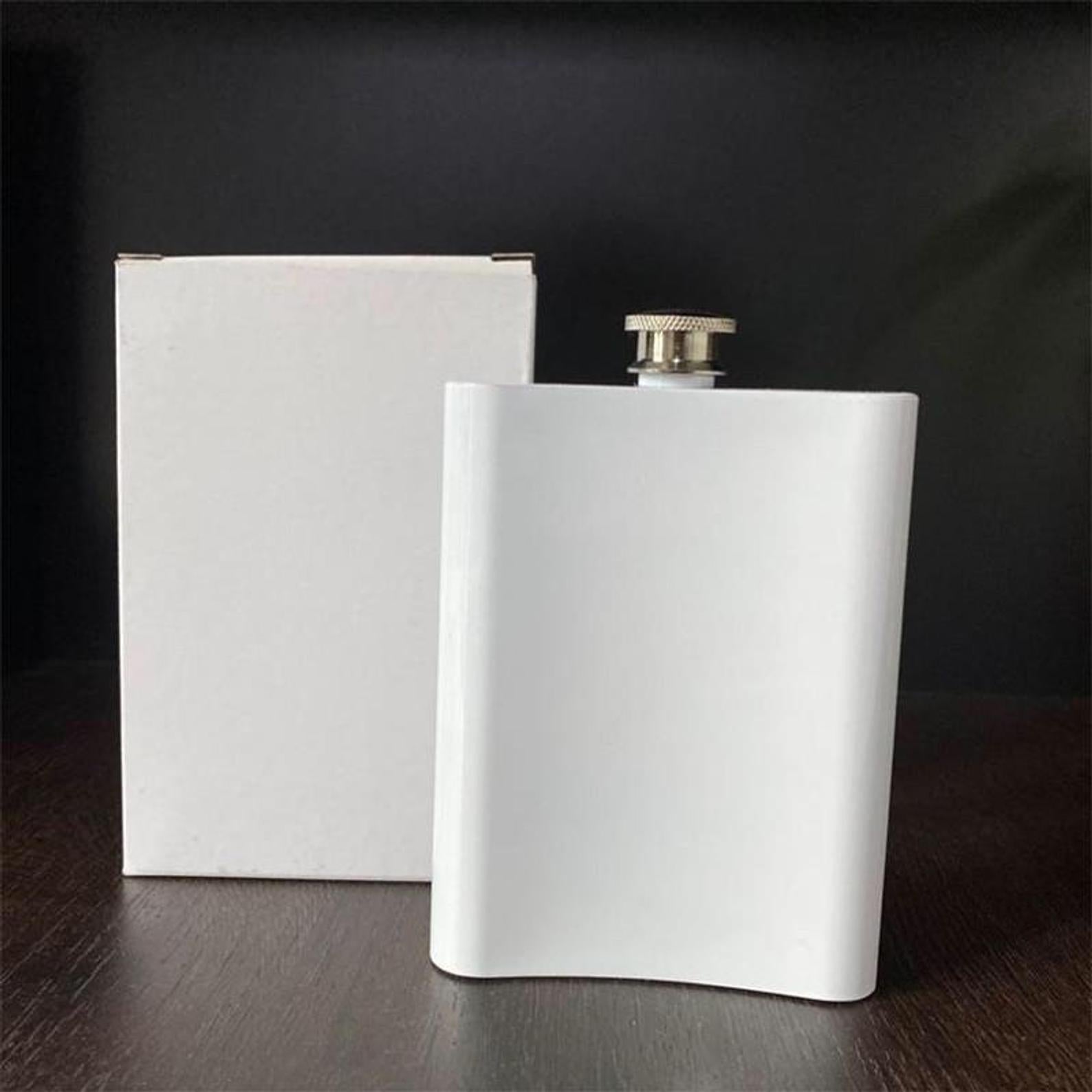 Sublimation blank - 8oz Stainless Steel Flask - KULTURE PRINT HOUSE