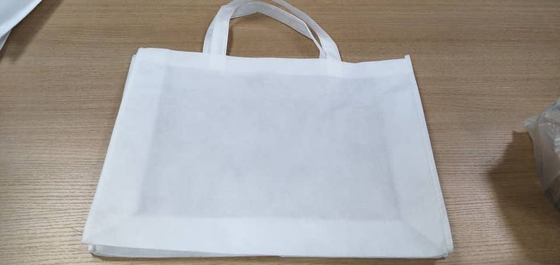 Sublimation Blank Non Woven Tote bags - Ready for Customized Printed Writing - Suitable for Sublimation - Shopping Bag - KULTURE PRINT HOUSE
