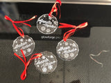 Personalized Crystal Ornaments - Laser Engraved