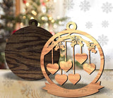 Personalized Family Christmas Ornament - KULTURE PRINT HOUSE