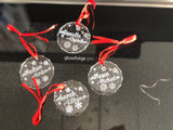 Personalized Crystal Ornaments - Fast Ship Laser Engraved