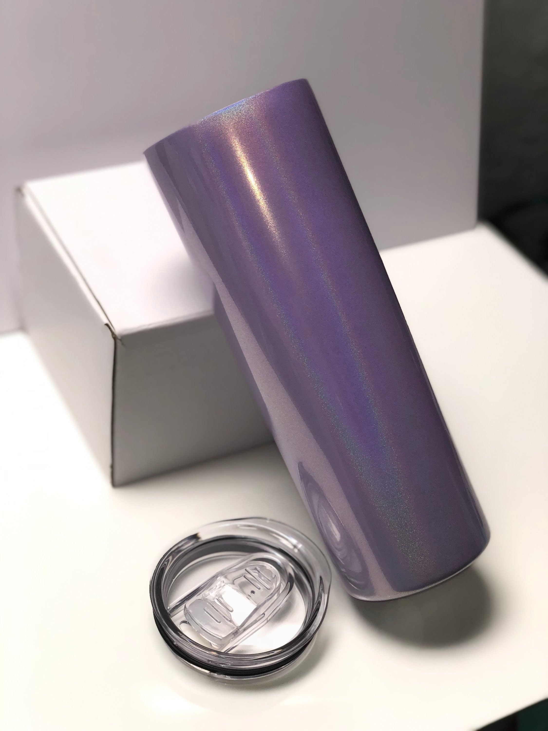 Sublimation Blank - 20oz Shimmer Stainless Steel Glitter Tumbler- READY TO SHIP