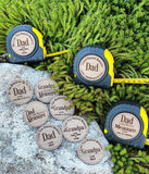 Personalized Father's Gift- Tape Measure - KULTURE PRINT HOUSE