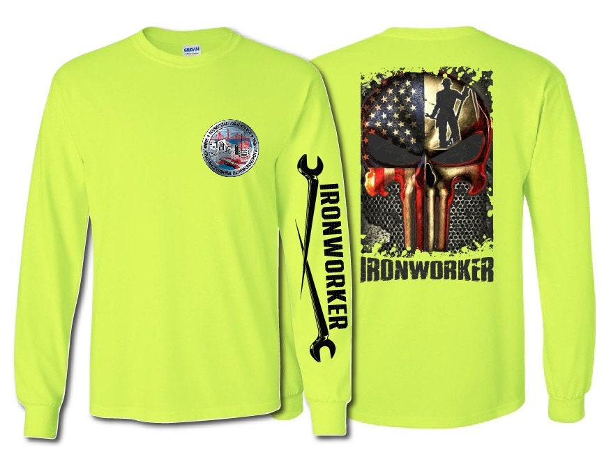IRONWORKER PUNISHER Tops - Polyester, Cotton or Hoodie