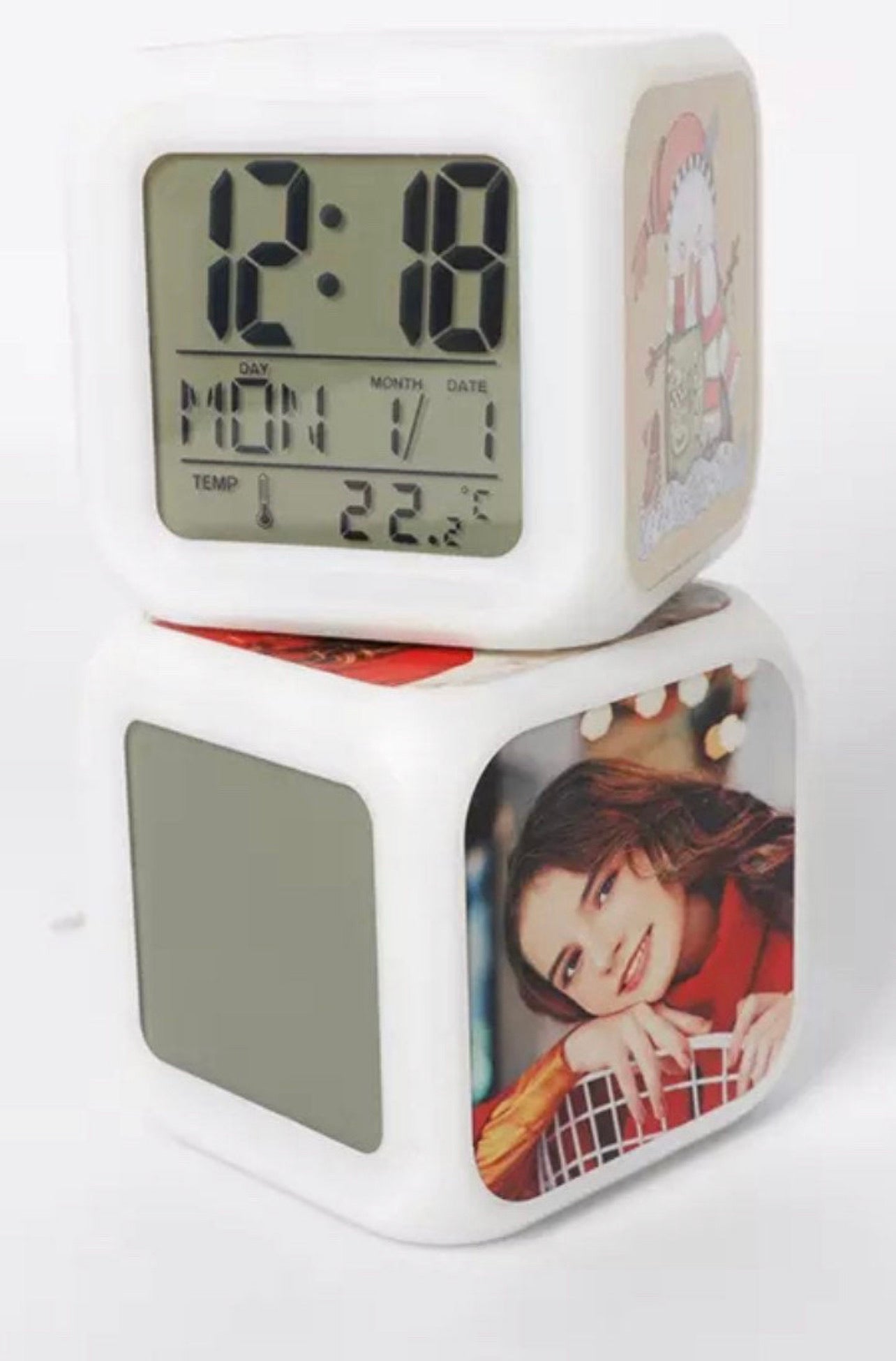 Sublimation CLOCK Blank- Battery Operated LED clock for Sublimation. - KULTURE PRINT HOUSE