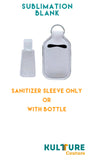 Blank Sublimation Hand Sanitizer Carrying Sleeve